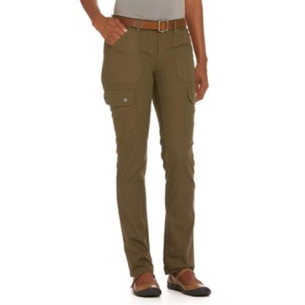 Duluth Trading Company Women’s Firehose Cargo Pants - Deep Olive
